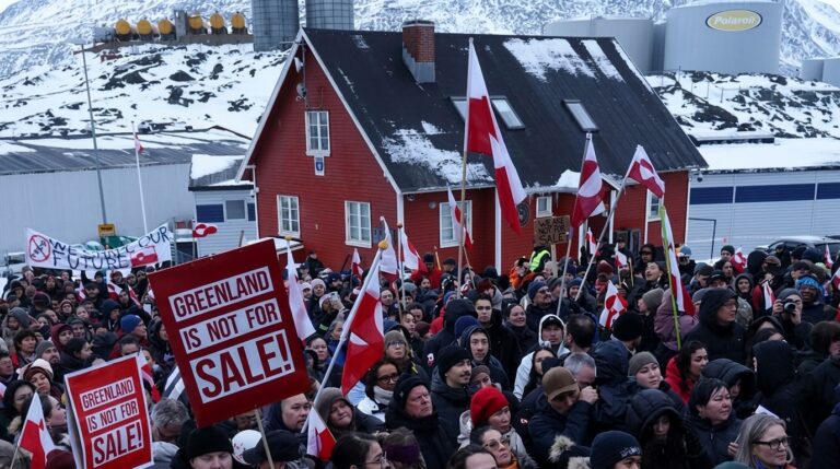 Greenland tariffs stock market crash